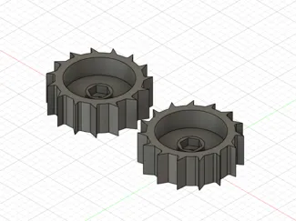 Tamiya tt-02 Mud wheels