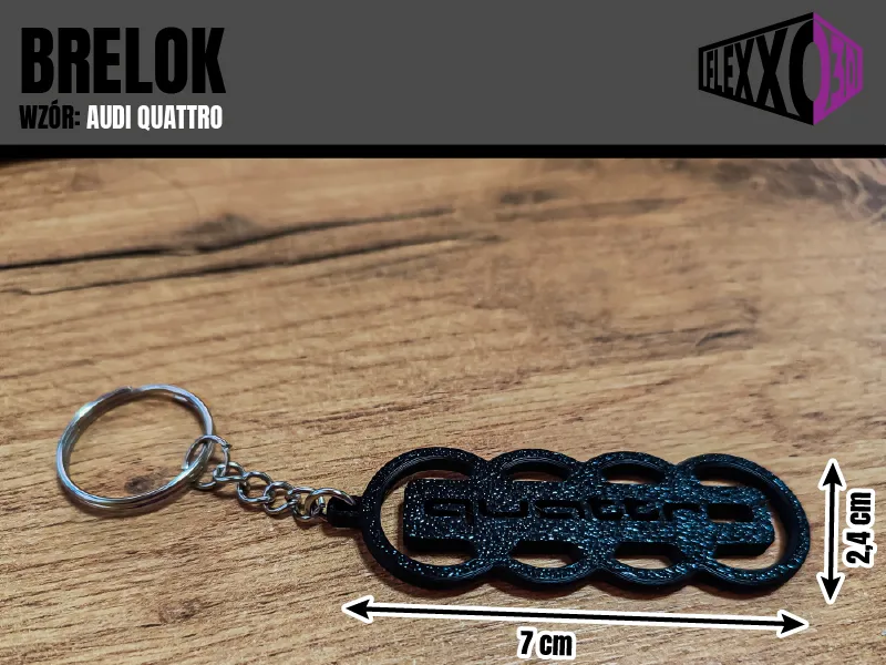 Audi keychain - quatrro