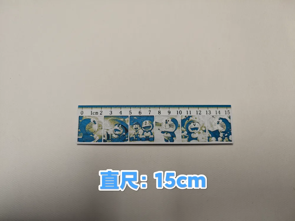 Doremon Ruler Doraemon Themed Colorful Embossed Ruler Set (Ruler + 2 Triangles ...