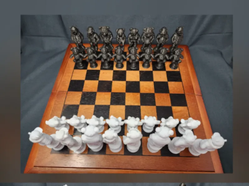 Ralph Lauren Polo Bear Chess Pieces