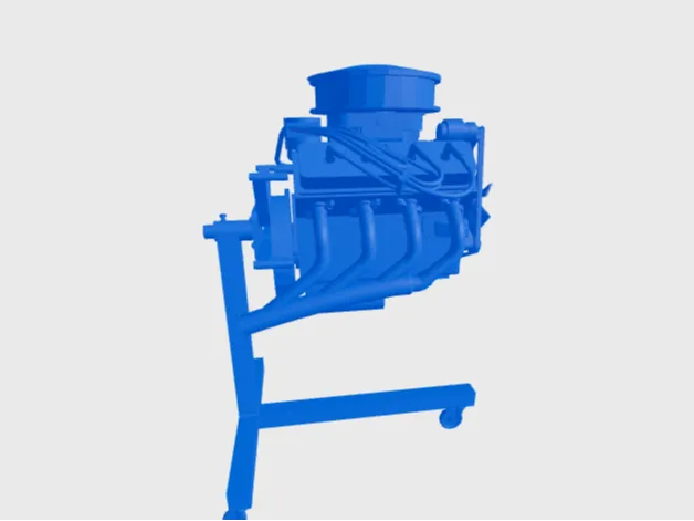 Chevy engine and stand