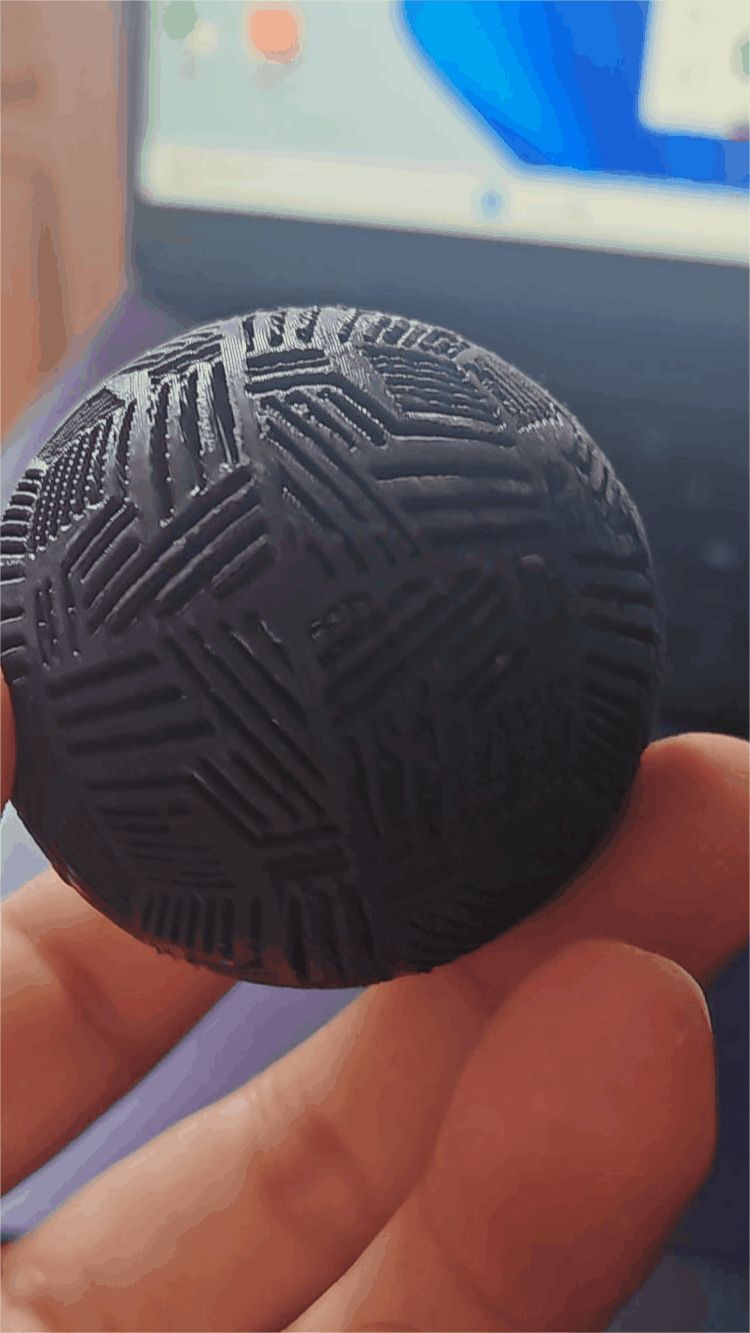 赛博镂空小球（cyberpunk-style hollow sphere）