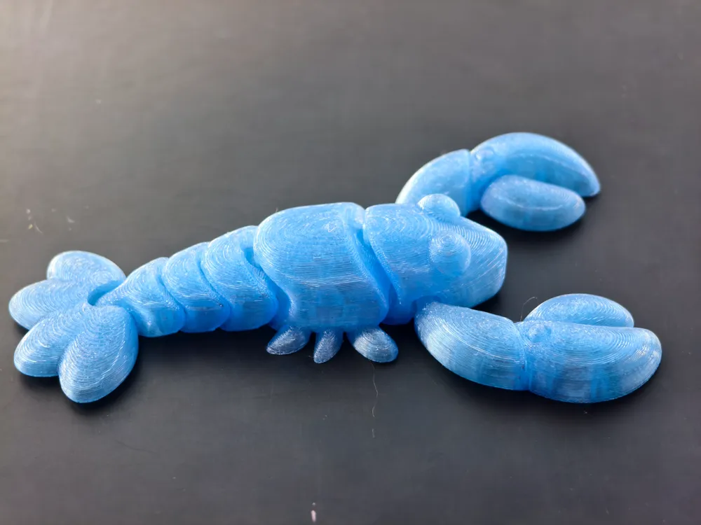 Crayfish, fully articulated including claws, no supports needed - Free ...