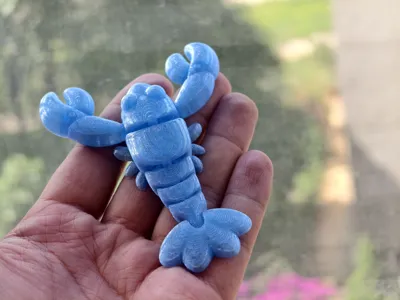 Crayfish, fully articulated including claws, no supports needed - Free ...