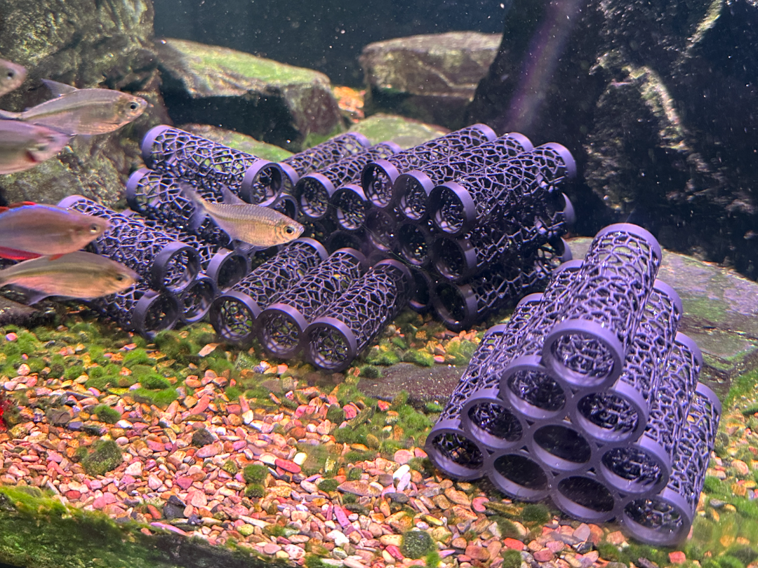 镂空虾屋 鱼缸庇护所 水晶虾躲避屋