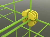 Connecteurs pour cubes de rangement en fil métallique — photo 1