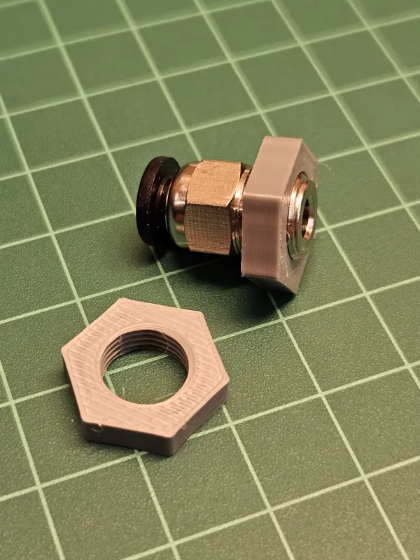 Nut M10 4x15mm for PC4-M10 PTFE coupler