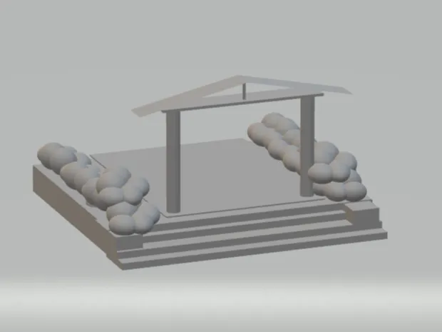 Cool Japan Temple for figures