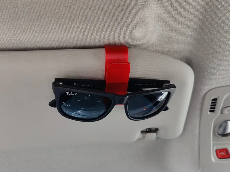 sunglasses car clip