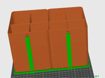 Mini Parrot Breeding Tank (Multi-compartment)
