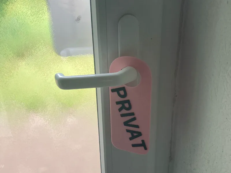 Türschild Privat