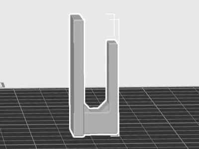 Hook with corner reinforcement