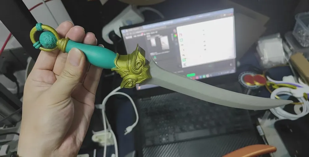 压裙刀 宁姚 剑来 - 免费 3D 打印模型 - MakerWorld