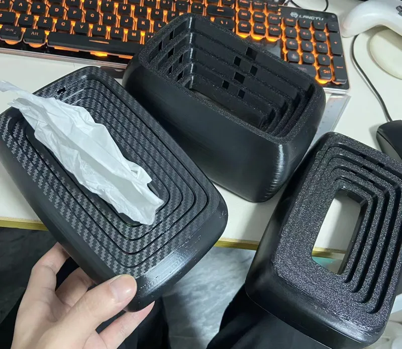 下沉式纸巾盒