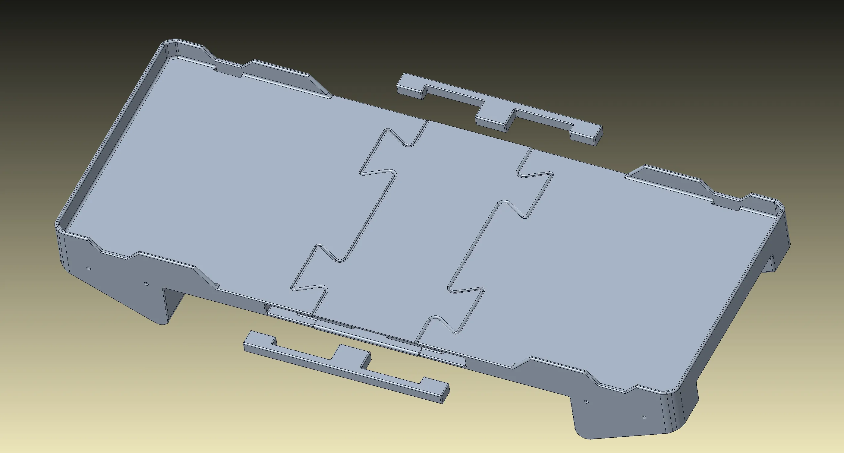 Robust H2D AMS Side-Stack W/ Smoke Detector Mount - Free 3D Print