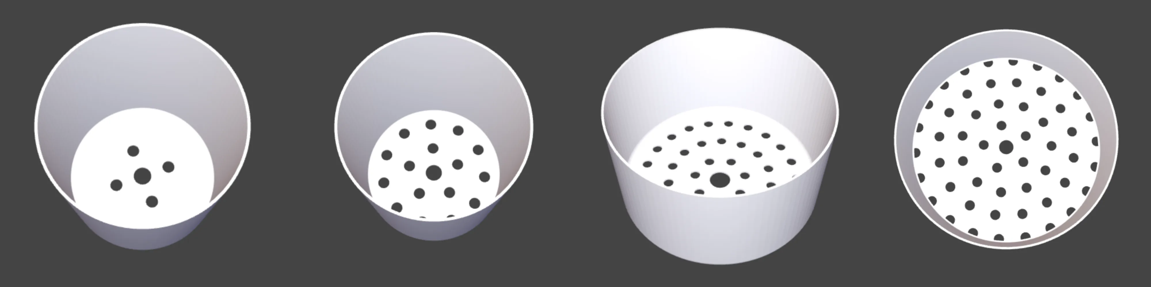 Customise drainage holes