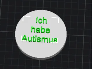 Autismus button