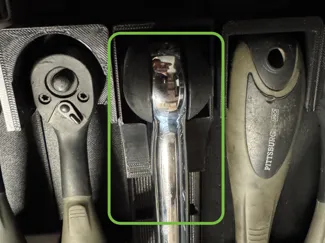 Gridfinity - Tekton 1/2 Breaker Bar Head Only