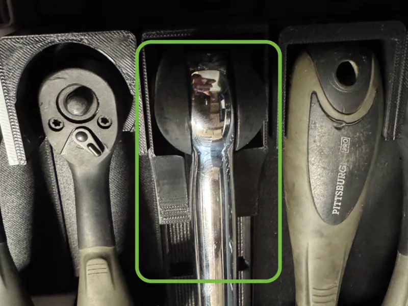 Gridfinity - Tekton 1/2 Breaker Bar Head Only