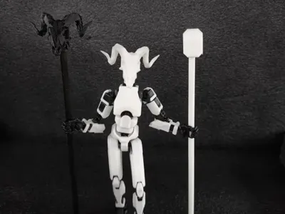 ram-headed walking stick