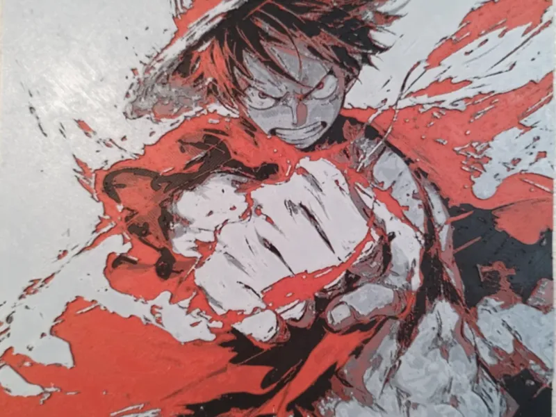 HueForge de Luffy