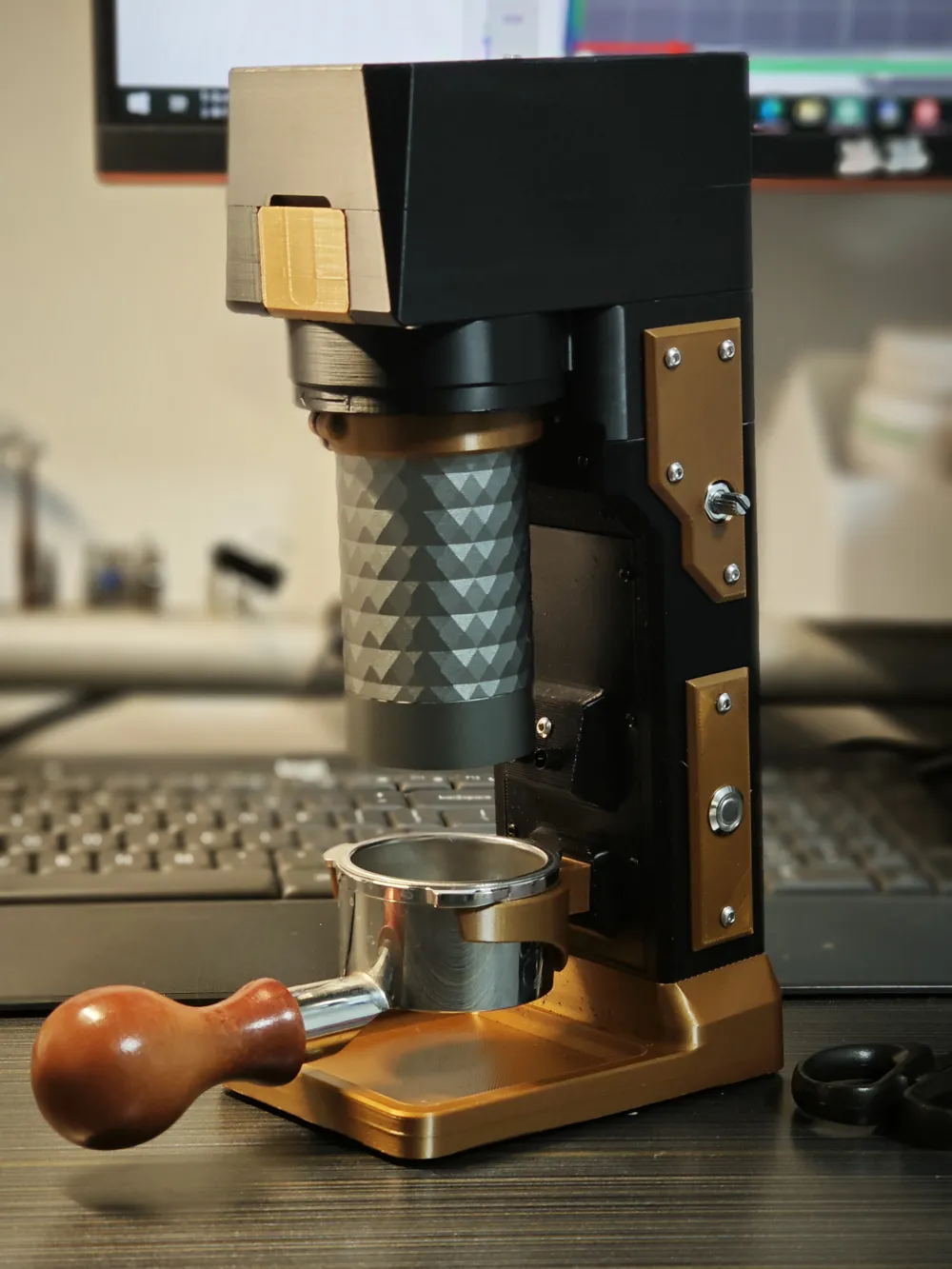 Open-source Hand Grinder Motorized Conversion - Free 3D Print Model ...