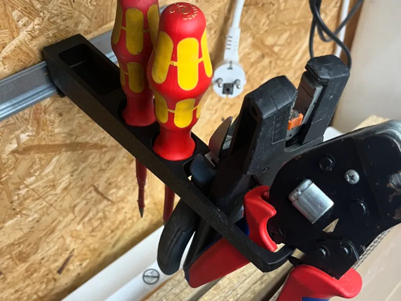 Hutschienenwerkzeughalter, DIN Rail Toolmount