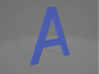 Letter A