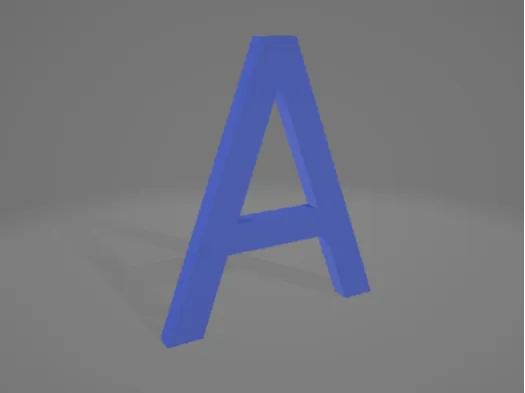 Letter A
