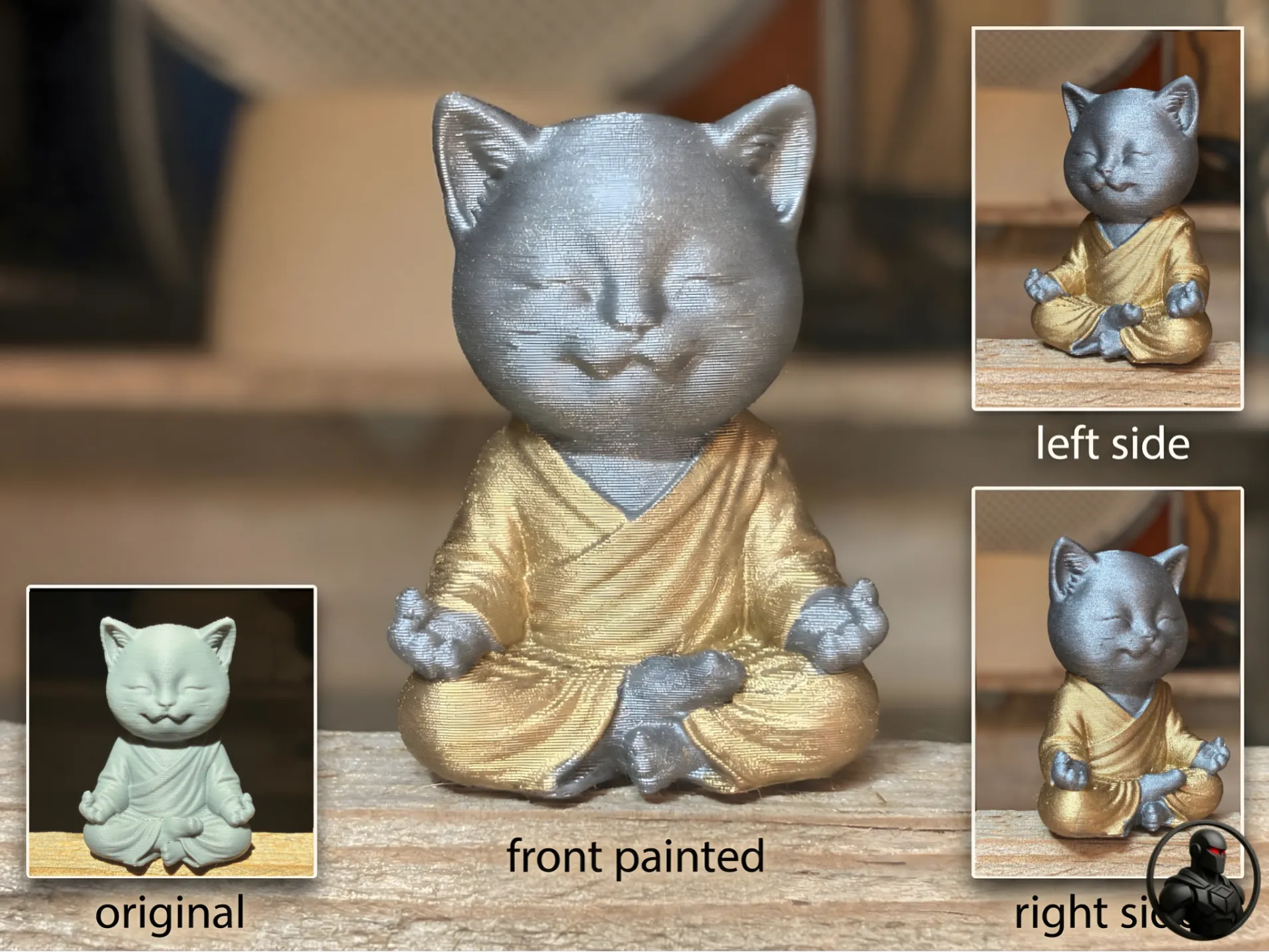 Little Zen Kitten Keychain