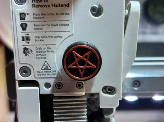 Pentagram - A1/A1 Mini - Wheel Extruder Star