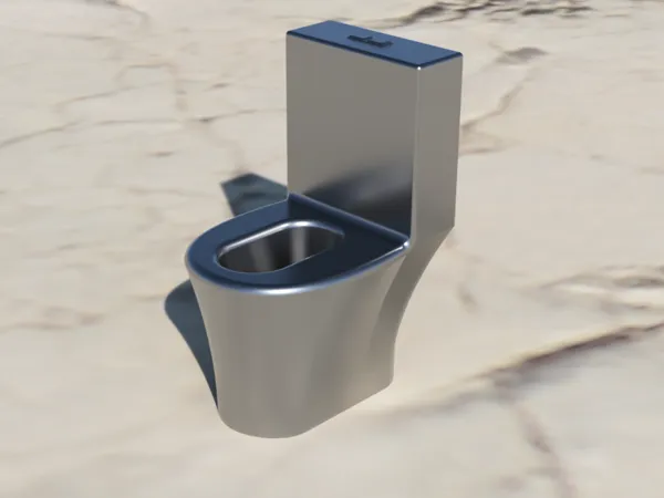 Modèle de toilettes réaliste