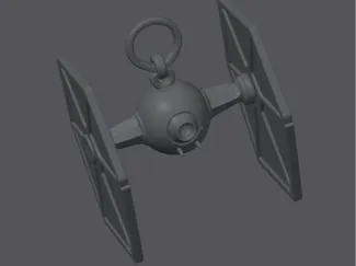TIE Fighter Keychain – Star Wars Inspired