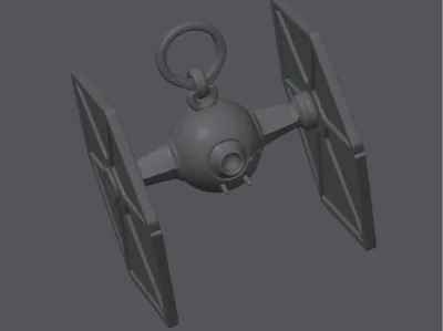 TIE Fighter Keychain – Star Wars Inspired