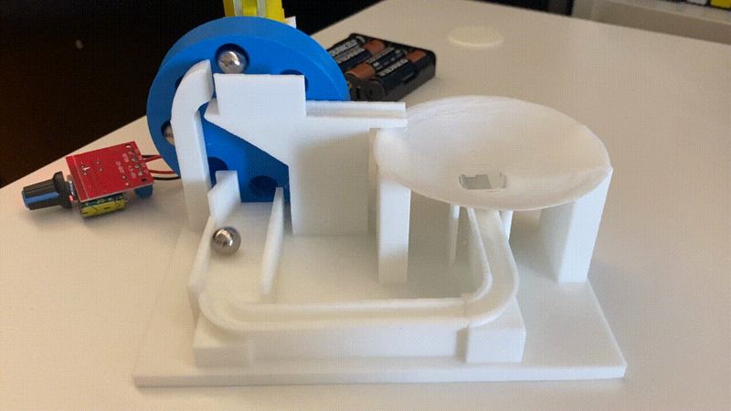 Marble run (Funnel version)