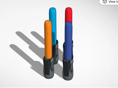 mini light sabers with cyber crystal 