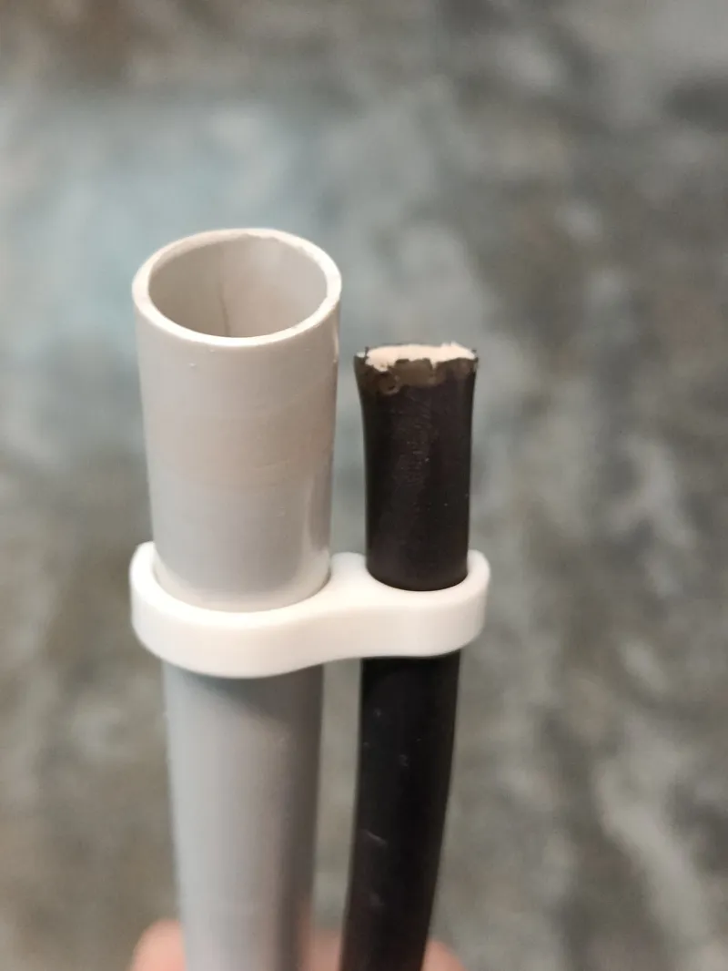 PVC pipe clip