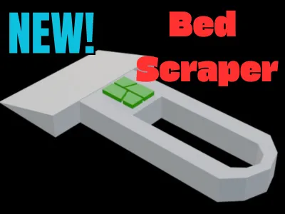 Bed scraper (with bambu logo)