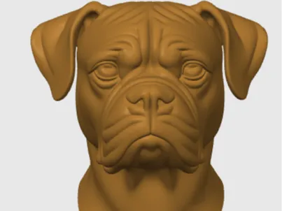 Boxer Dog Sculpture