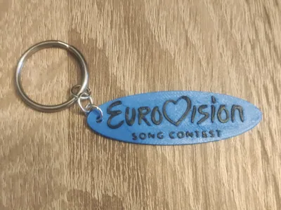 Eurovision Logo Keychain