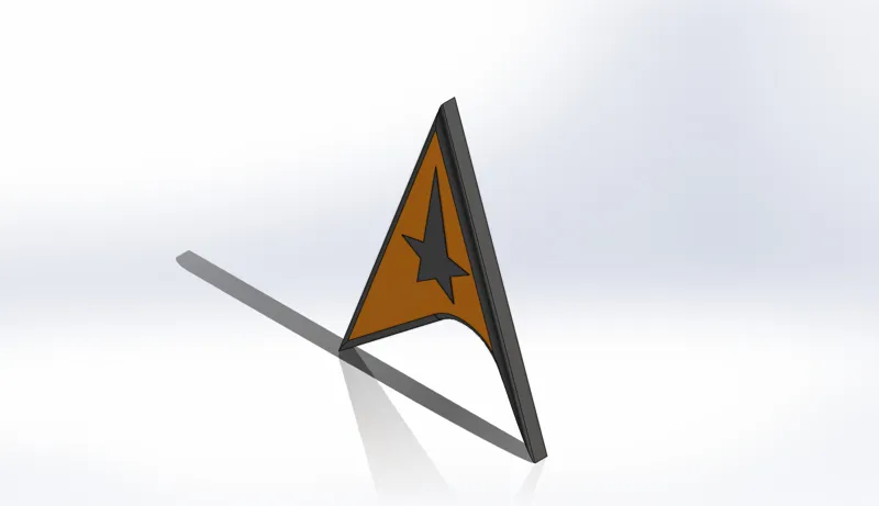 Logo Star Trek - 3D Printable Logo
