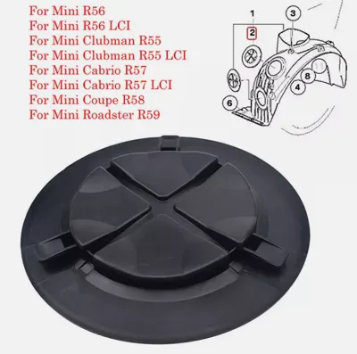 Headlight Cover Wheel House Fender Cover MINI R56 