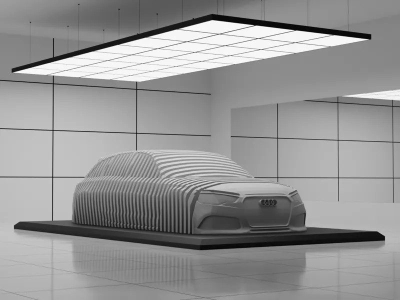 Audi RS6 Avant Layered Sculpture