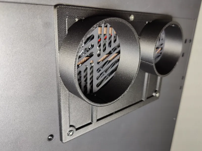 Centauri Carbon Fan Intake/Exhaust Flange Plate