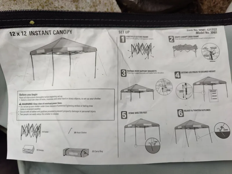 Ozark Trail 12X12 Instant Canopy Truss Connectors