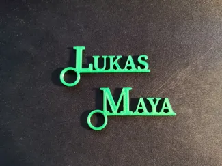 Customizable Name Tag - Keyring