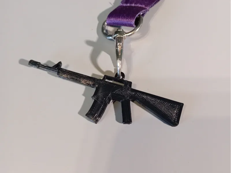 Gun Keychain