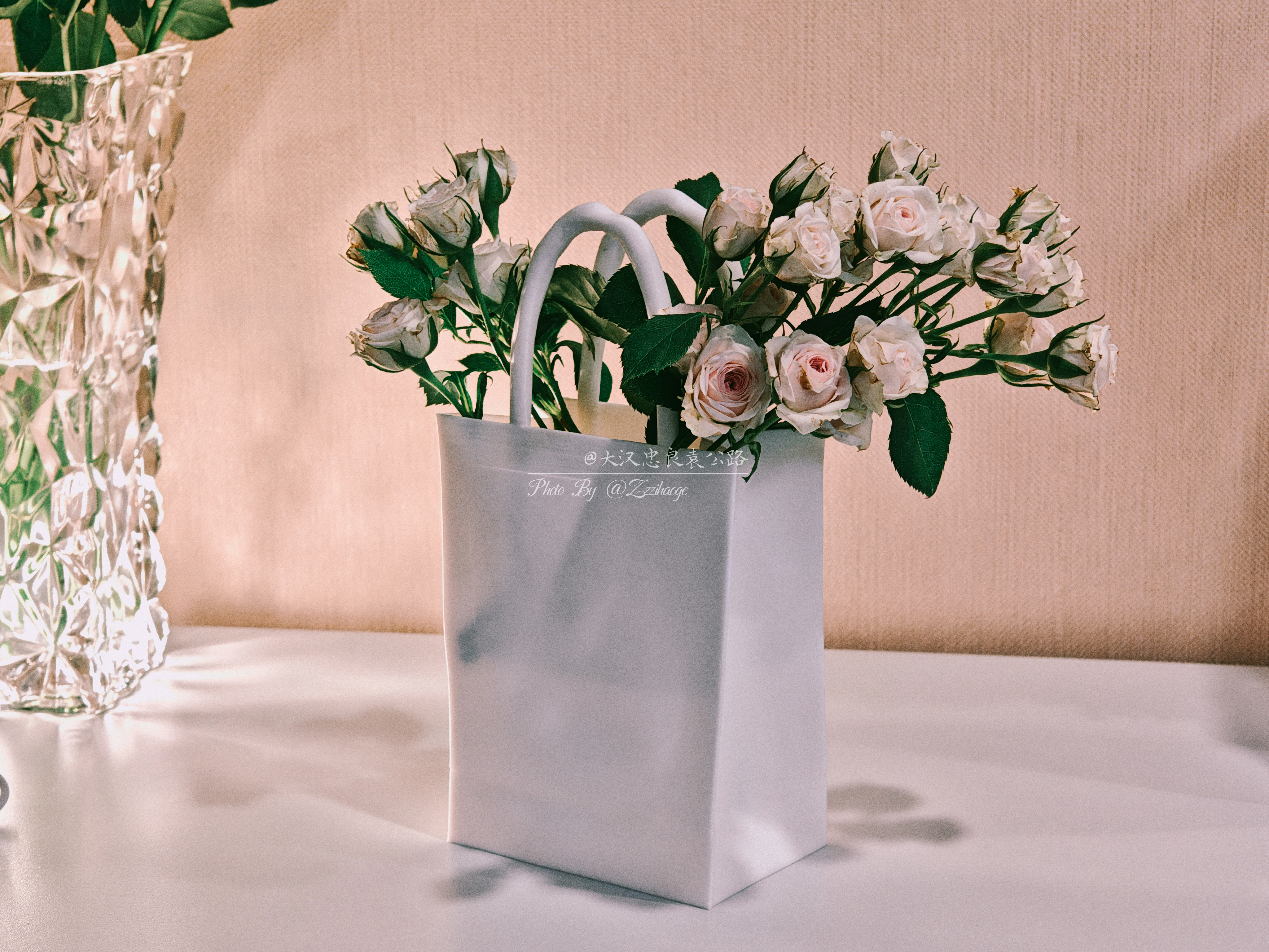 Paper Bag Vase—A unique paper bag vase that holds water! by