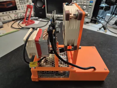 Bitaxe Halter and Power Supply Enclosure