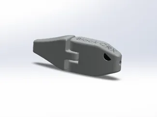 Mini Glide Bait with built-in hinge